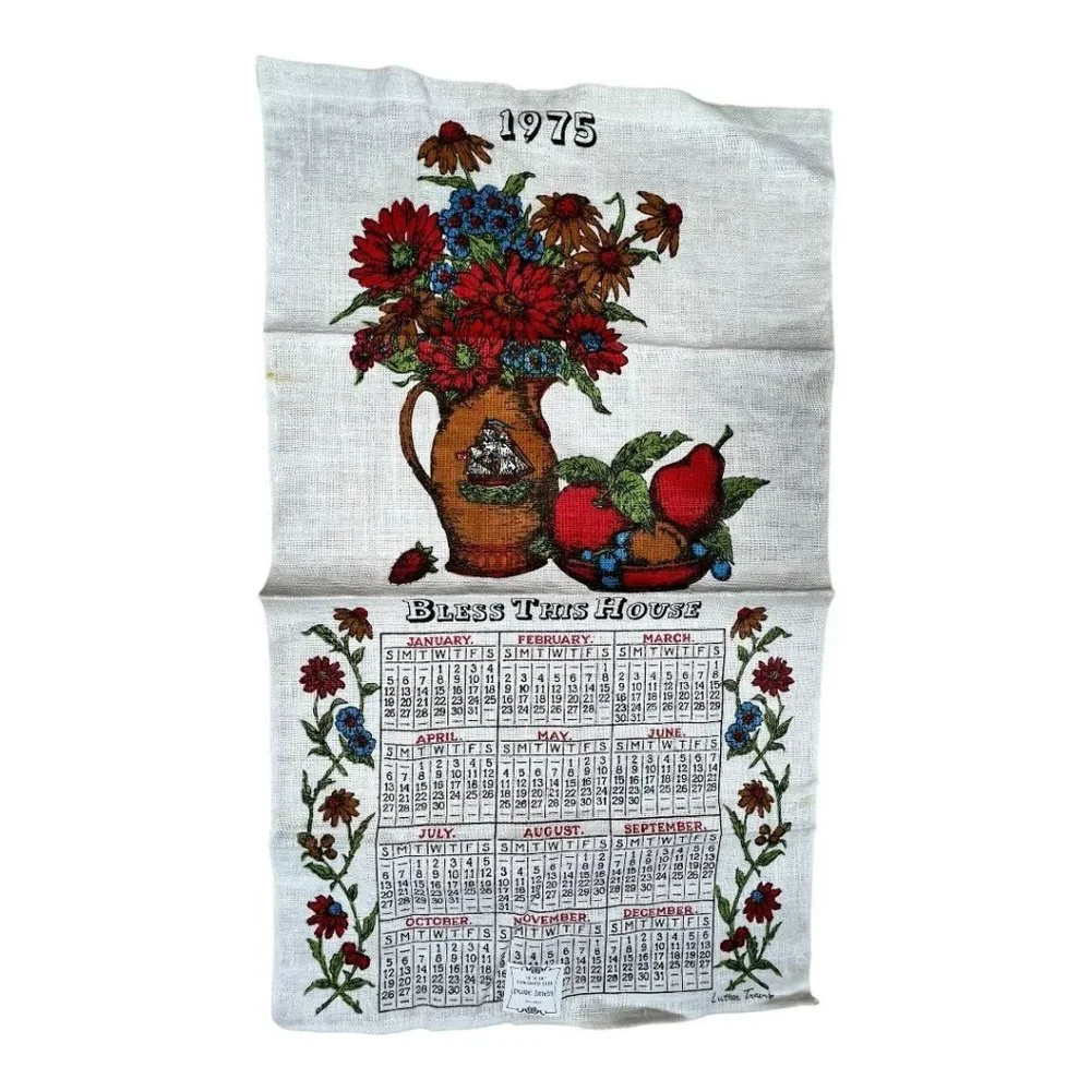 Linen 1975‎ Wall Calendar